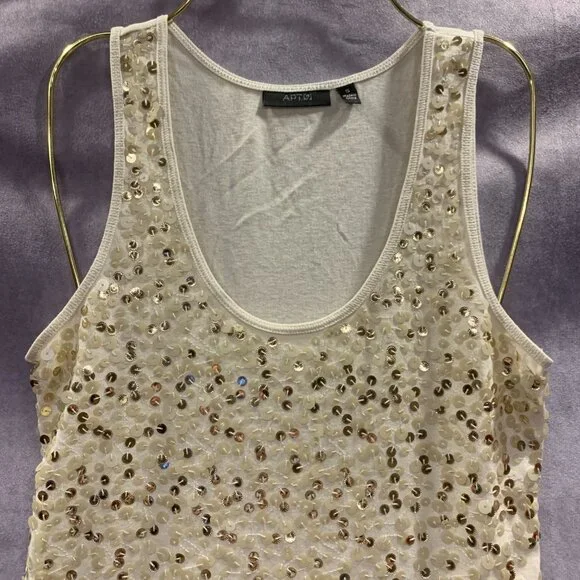 Apt. 9 Sequin Tank Top - Picture 2 of 5